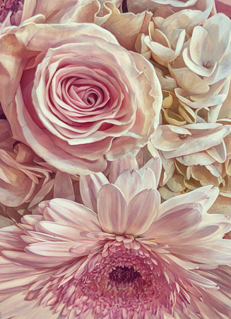 2020 FAA2904 MANY PINK PETALS *